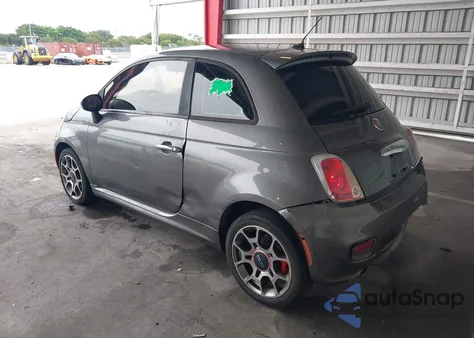 2012 Fiat 500 Sport from USA, damaged, VIN 3C3CFFBR8CT379142